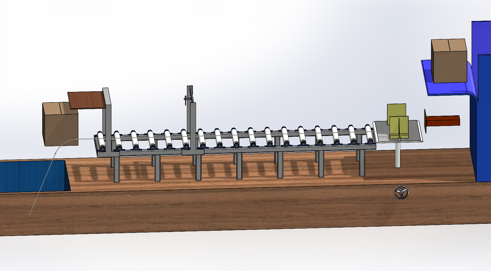 智能盒传输和对准系统